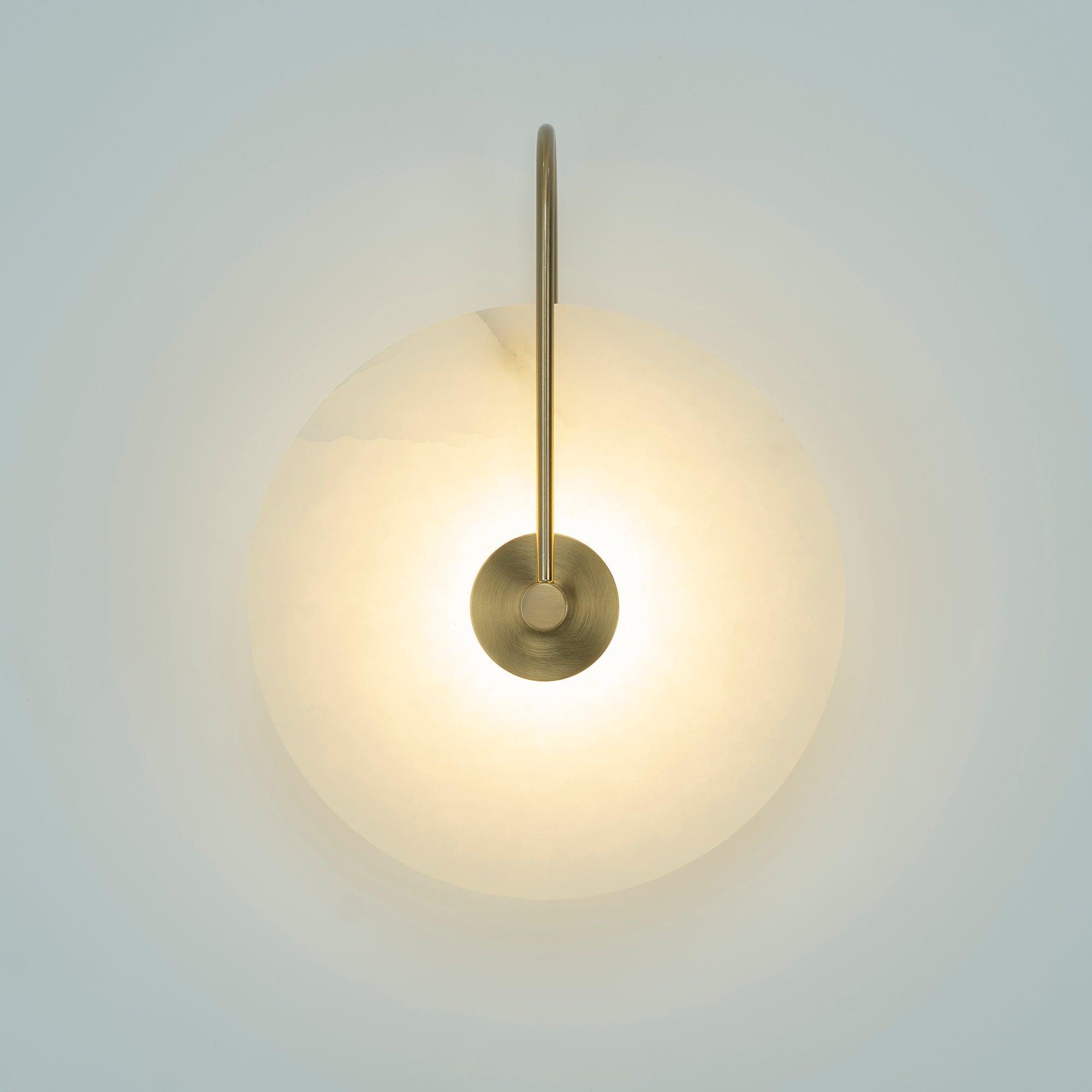 Alabaster LED Wandlampe