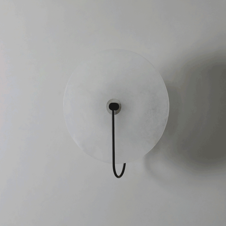 Alabaster LED Wandlampe