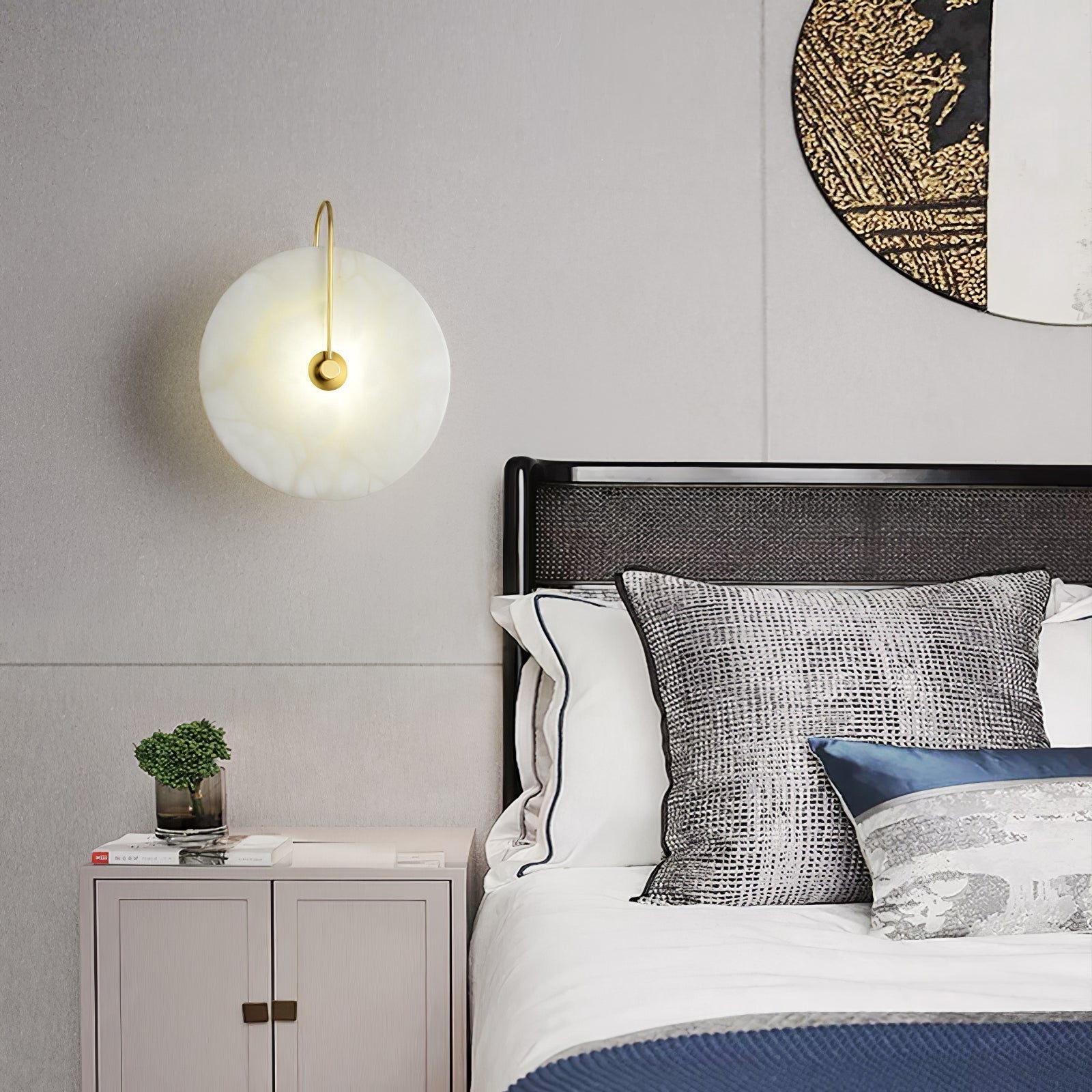 Alabaster LED Wandlampe