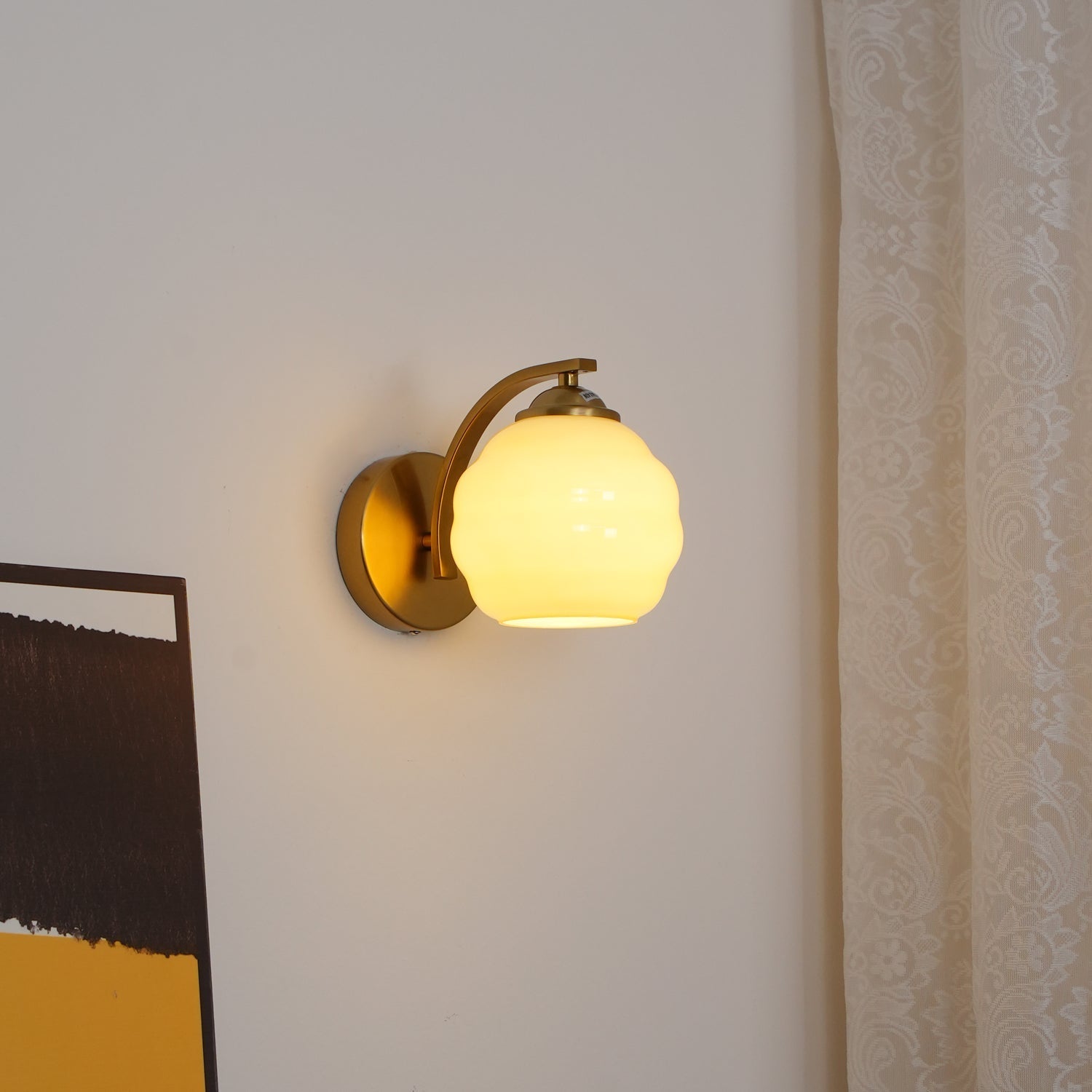 Vintage Art Deco Wandlampe