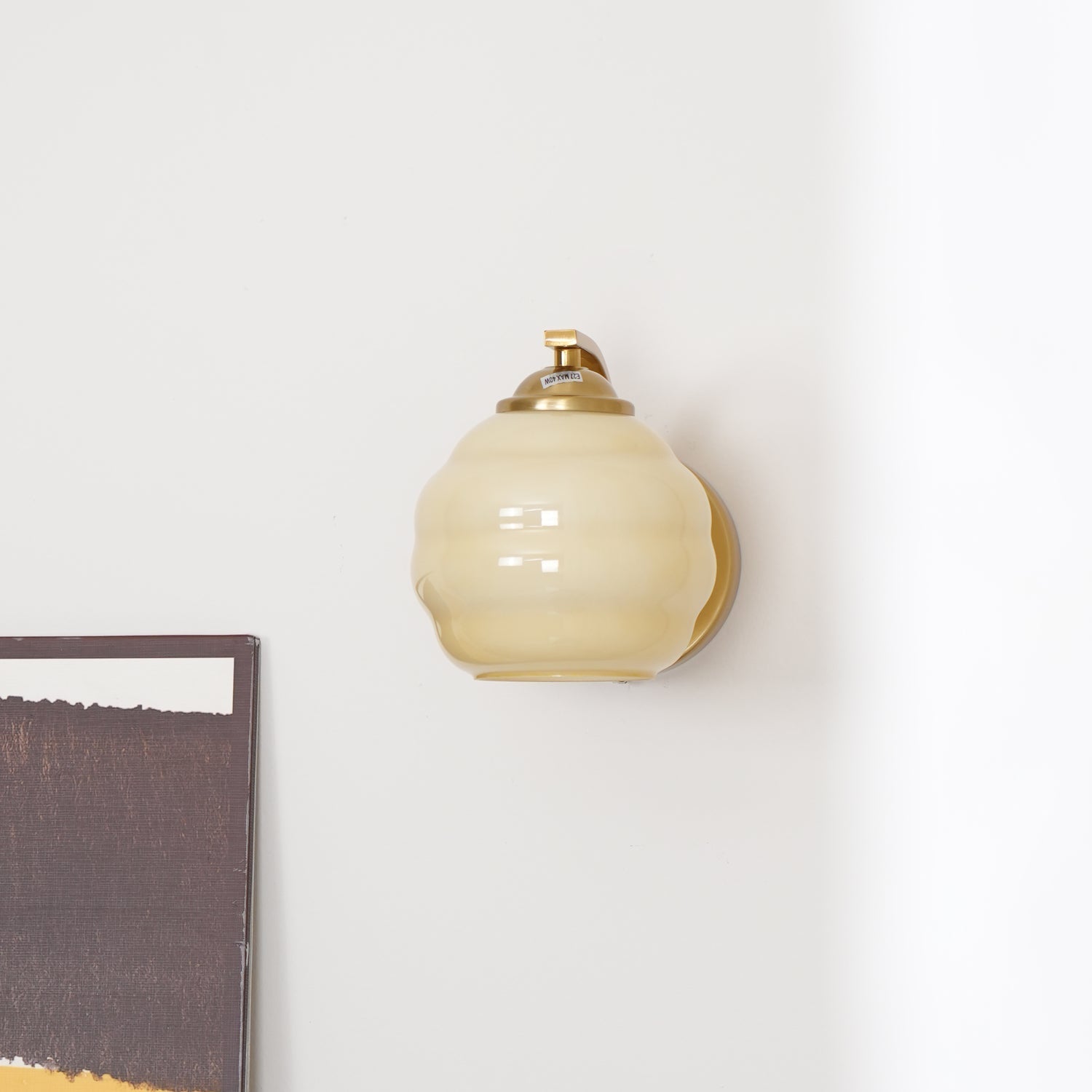 Vintage Art Deco Wandlampe