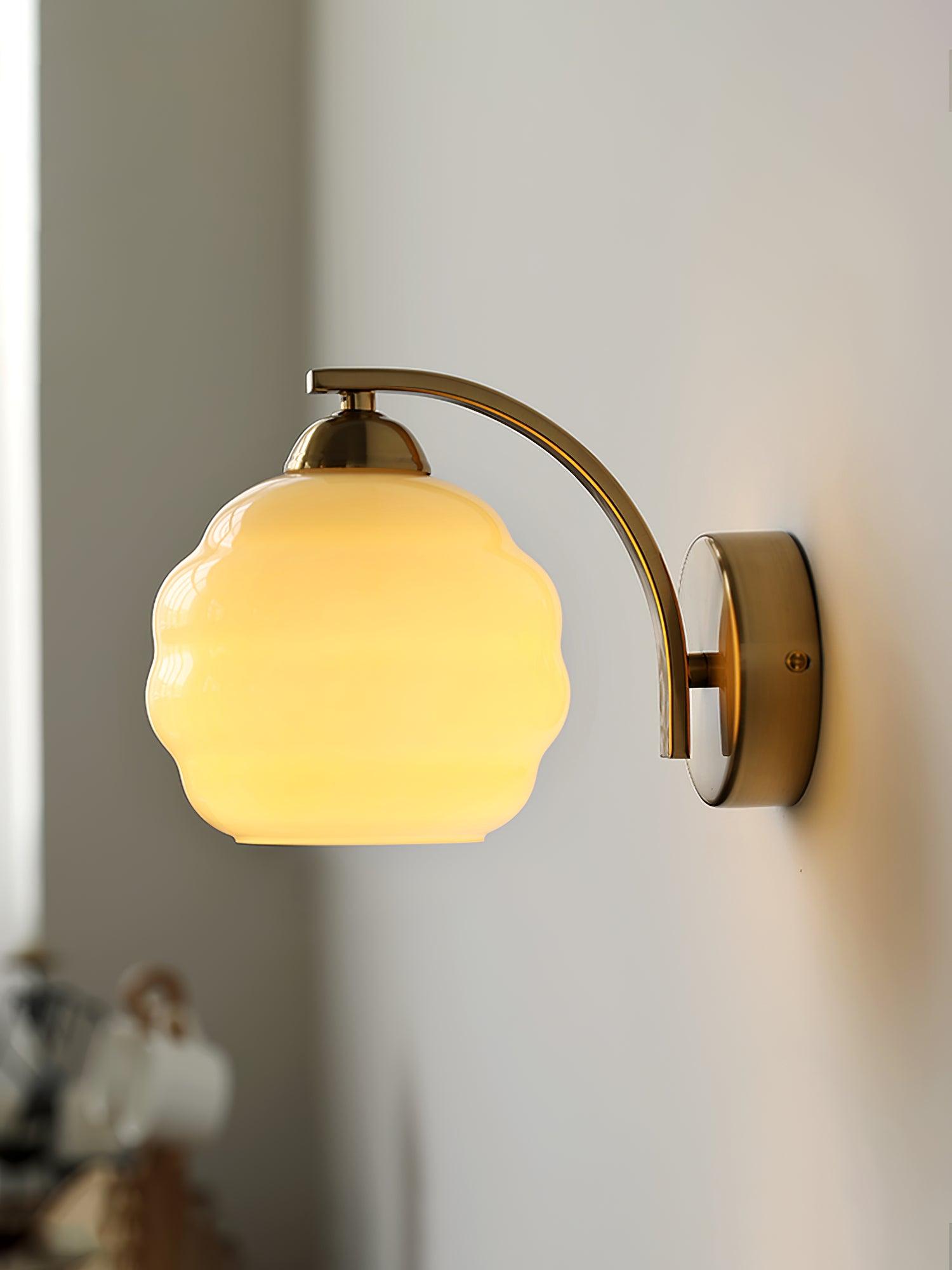 Vintage Art Deco Wandlampe