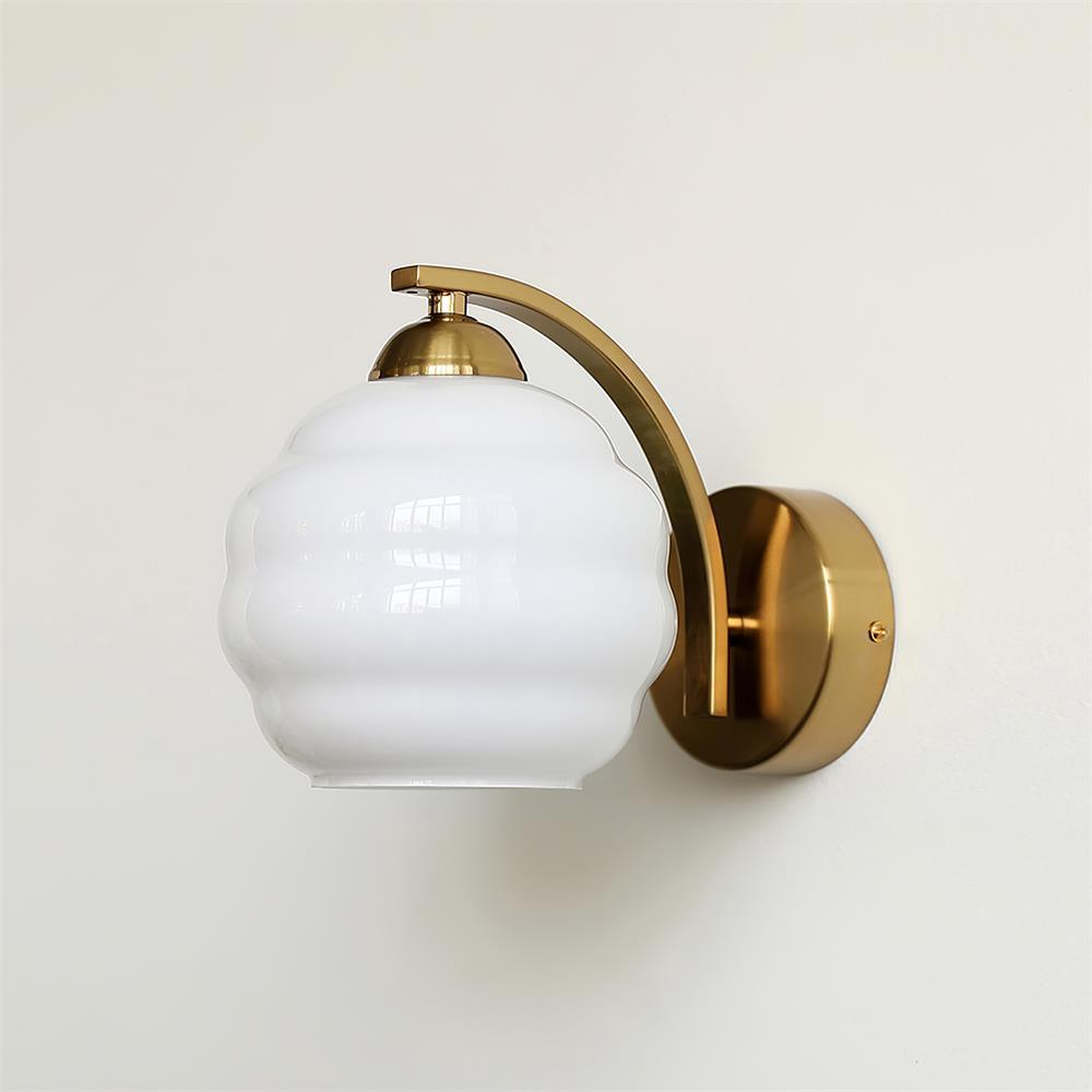 Vintage Art Deco Wandlampe