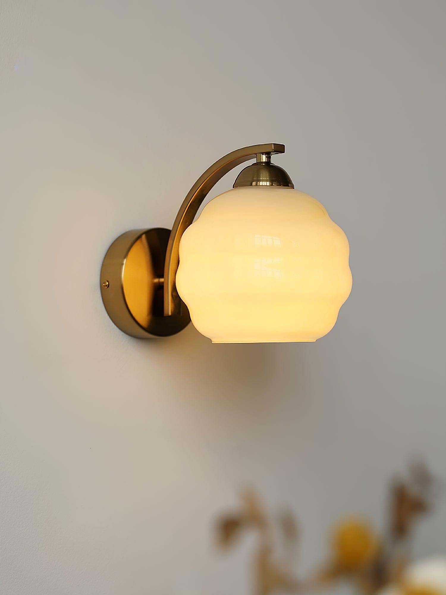 Vintage Art Deco Wandlampe