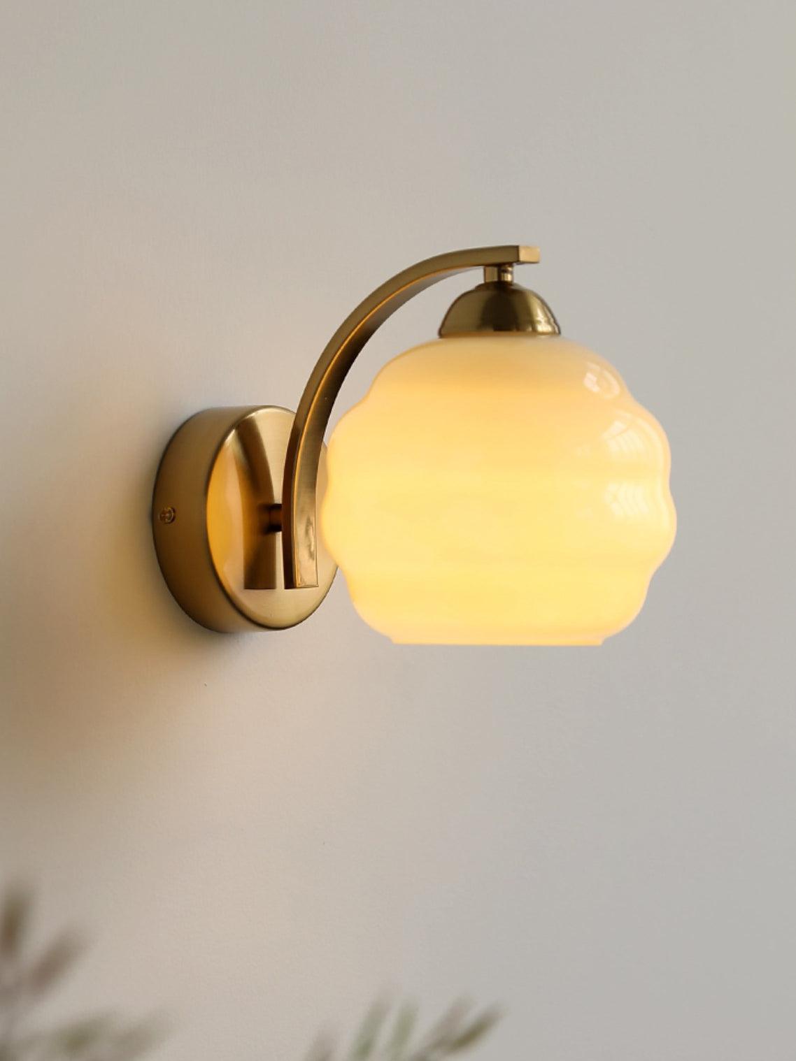 Vintage Art Deco Wandlampe