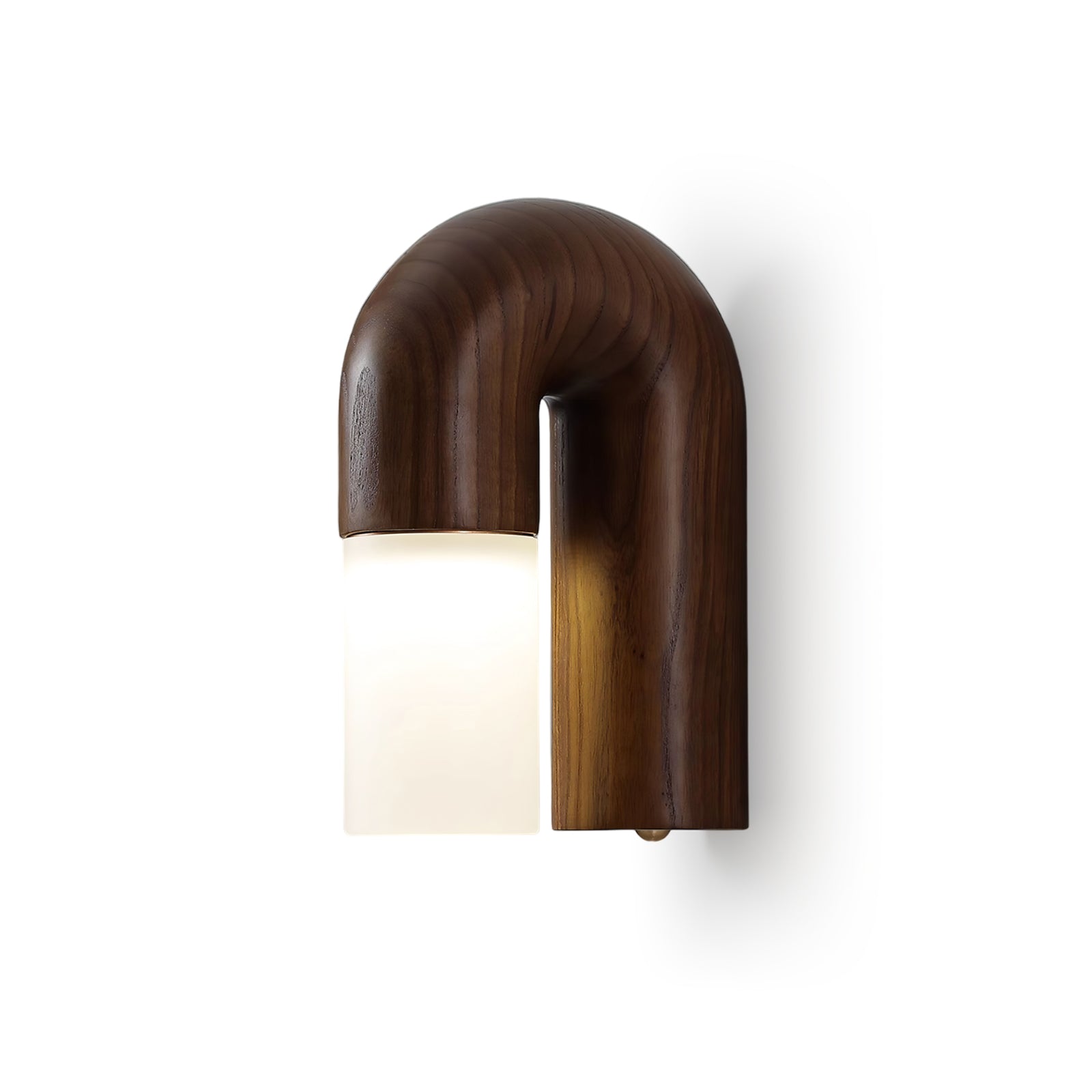 Wandleuchte Arcus aus Holz
