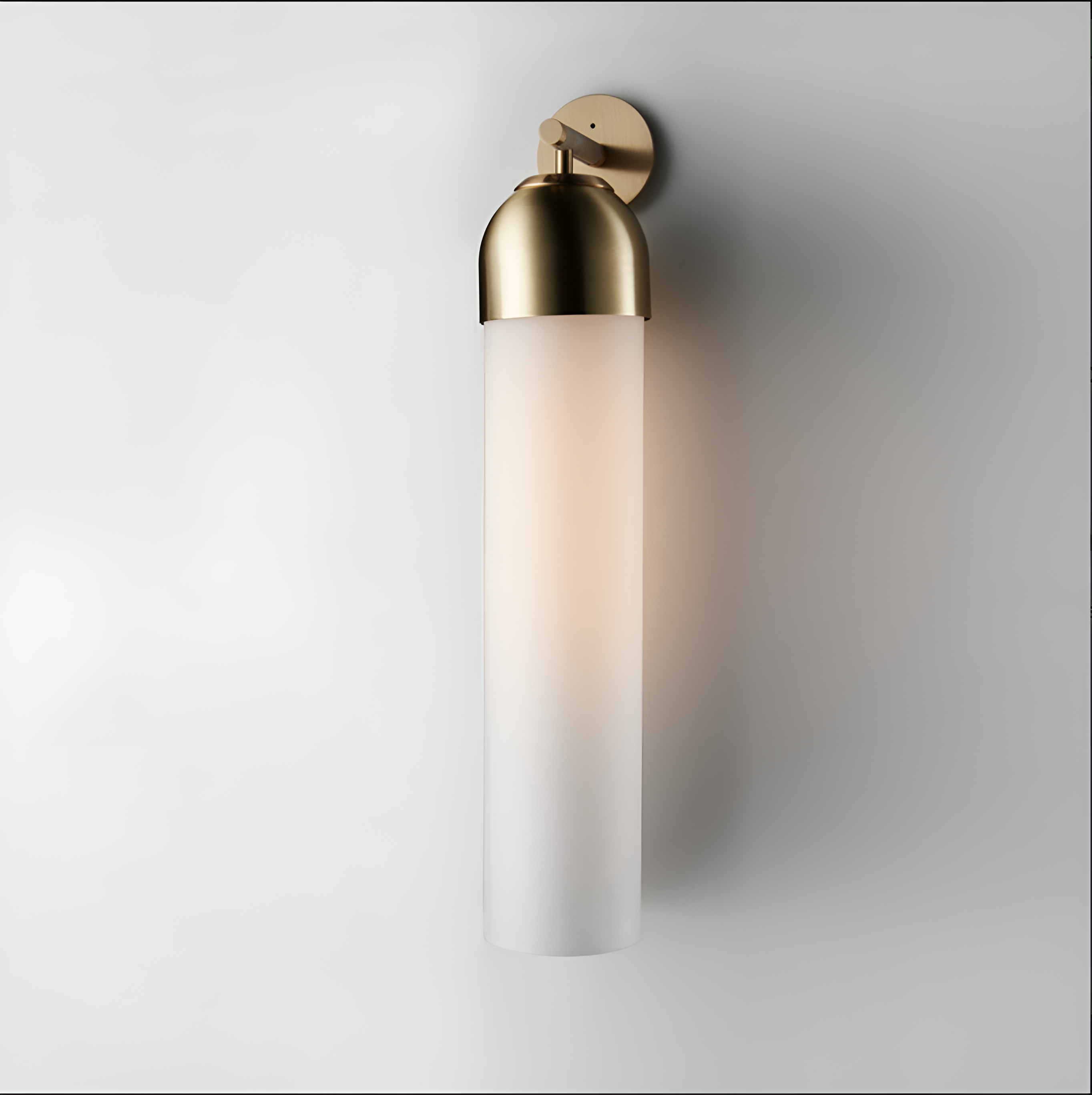Kunstglas-Wandlampe