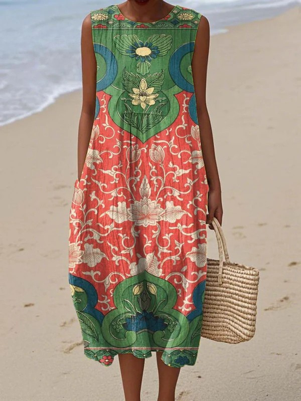 Amara - Alltags Midi-Kleid