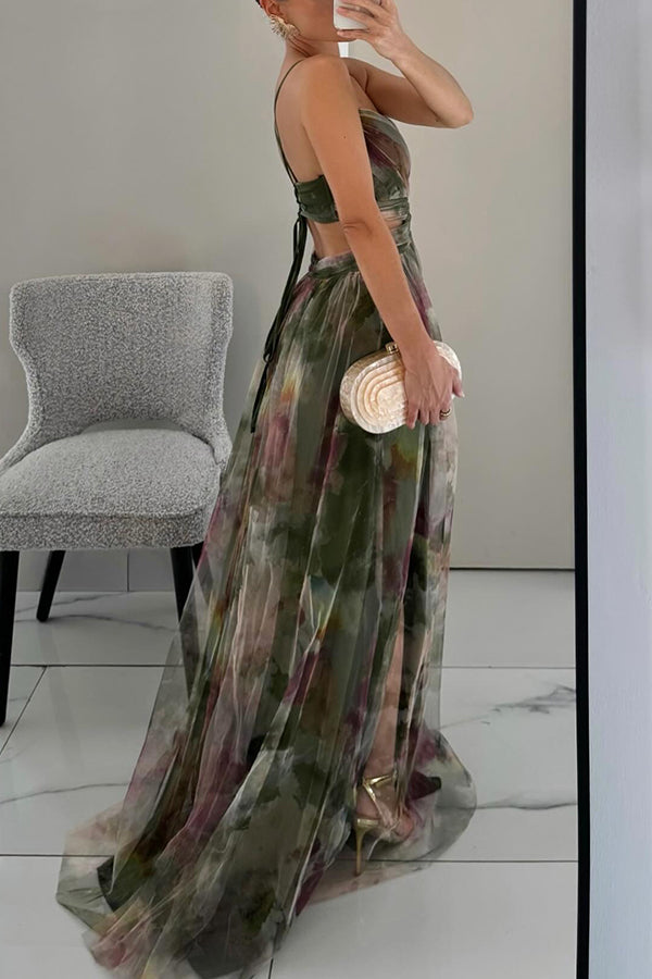 Carola™ - Enchanting Maxi Dress with Floral Print