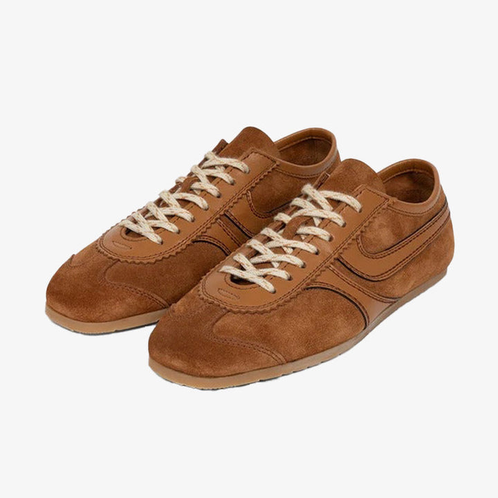 Rich Brown Suede Sneakers