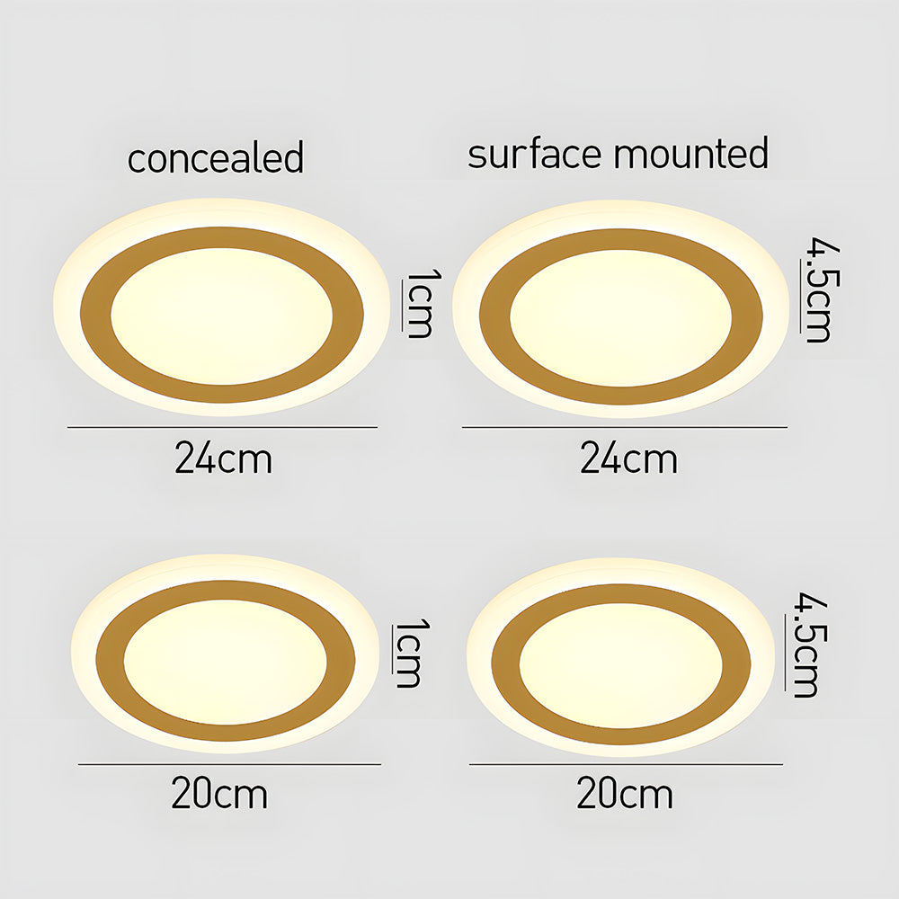 Schlichte Acryl Wohnzimmer Deckenleuchte