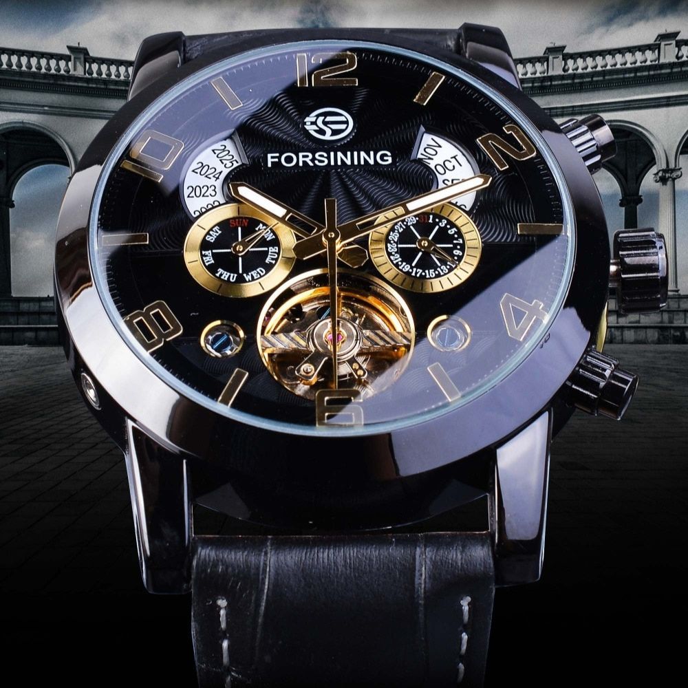 Luxurious Mechanical Tourbillon Automatic Watch