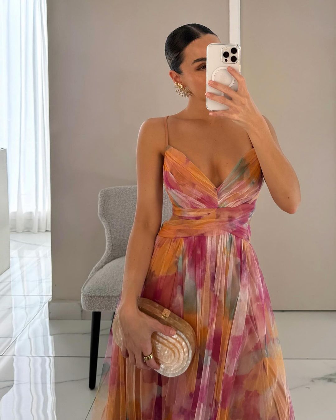 Carola™ - Enchanting Maxi Dress with Floral Print