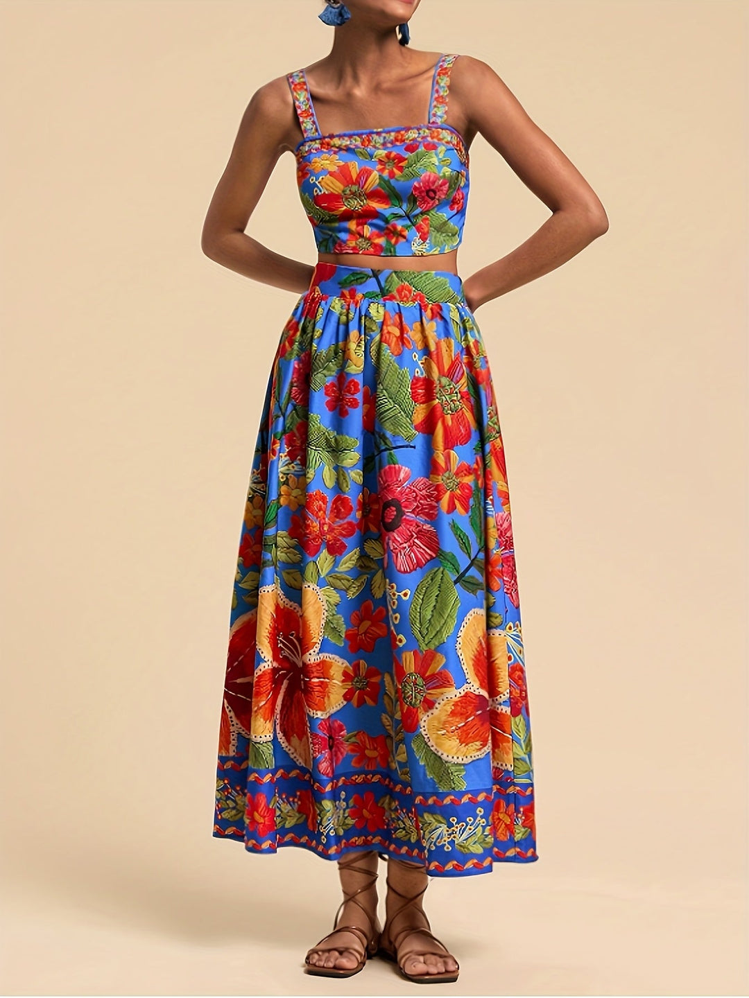 Luna | Elegantes Top und Rock Set