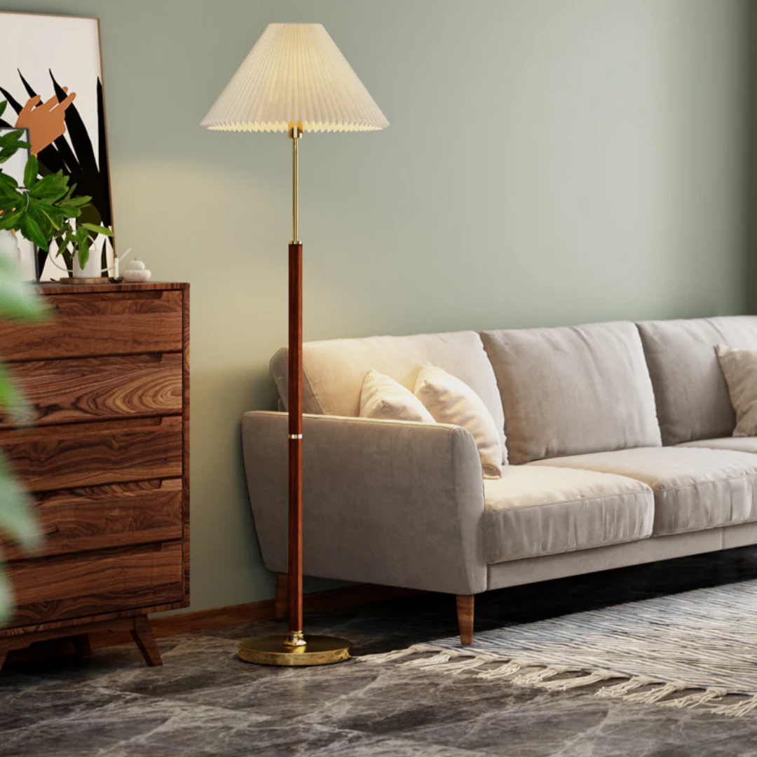 Tula - Reispapier LED Stehlampe