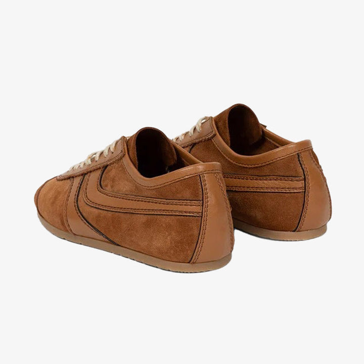 Rich Brown Suede Sneakers
