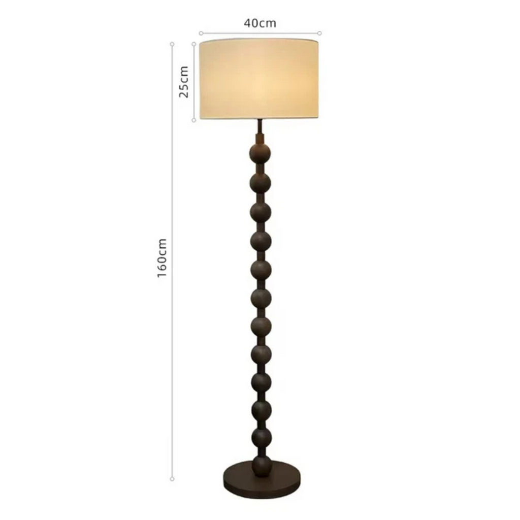 Nysa - Wohnzimmer Holz-Stehlampe