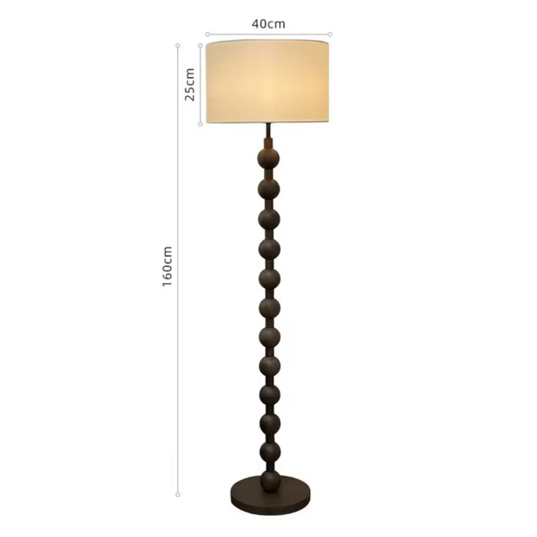 Nysa - Wohnzimmer Holz-Stehlampe
