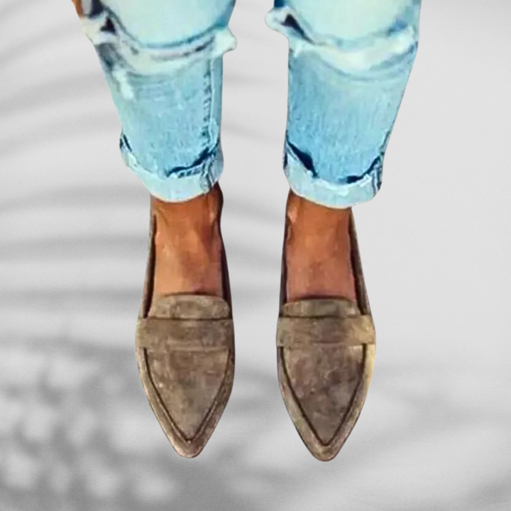 MALINA™ | Suede Loafers with Pointed Shape