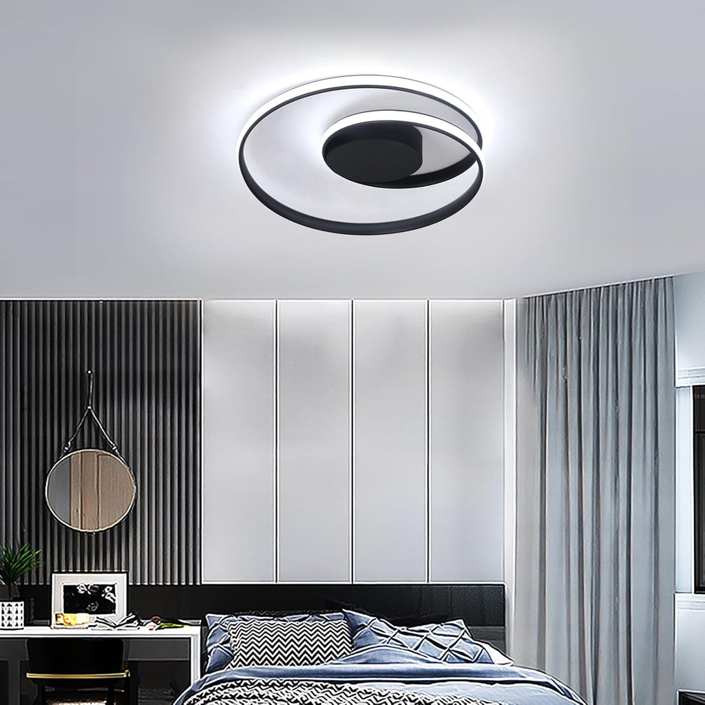 Dimmbarer Doppelring LED Deckenleuchte