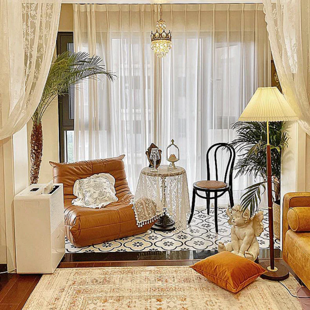 Tula - Reispapier LED Stehlampe