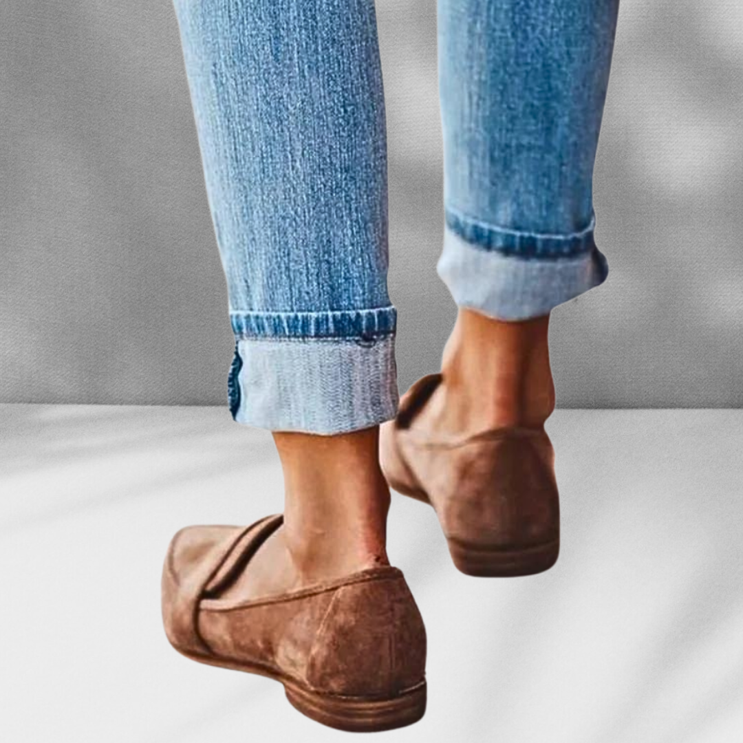 MALINA™ | Suede Loafers with Pointed Shape