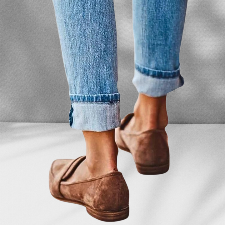 MALINA™ | Suede Loafers with Pointed Shape