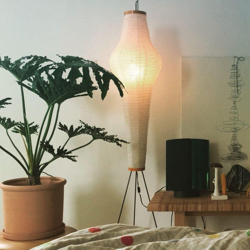 Reispapier Stehlampe