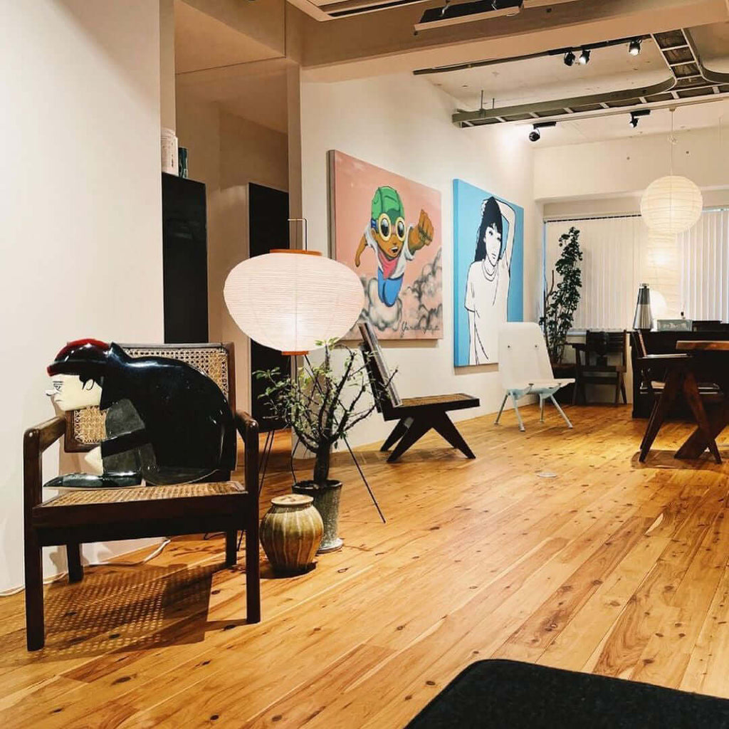 Zarte Reispapier Stehlampe