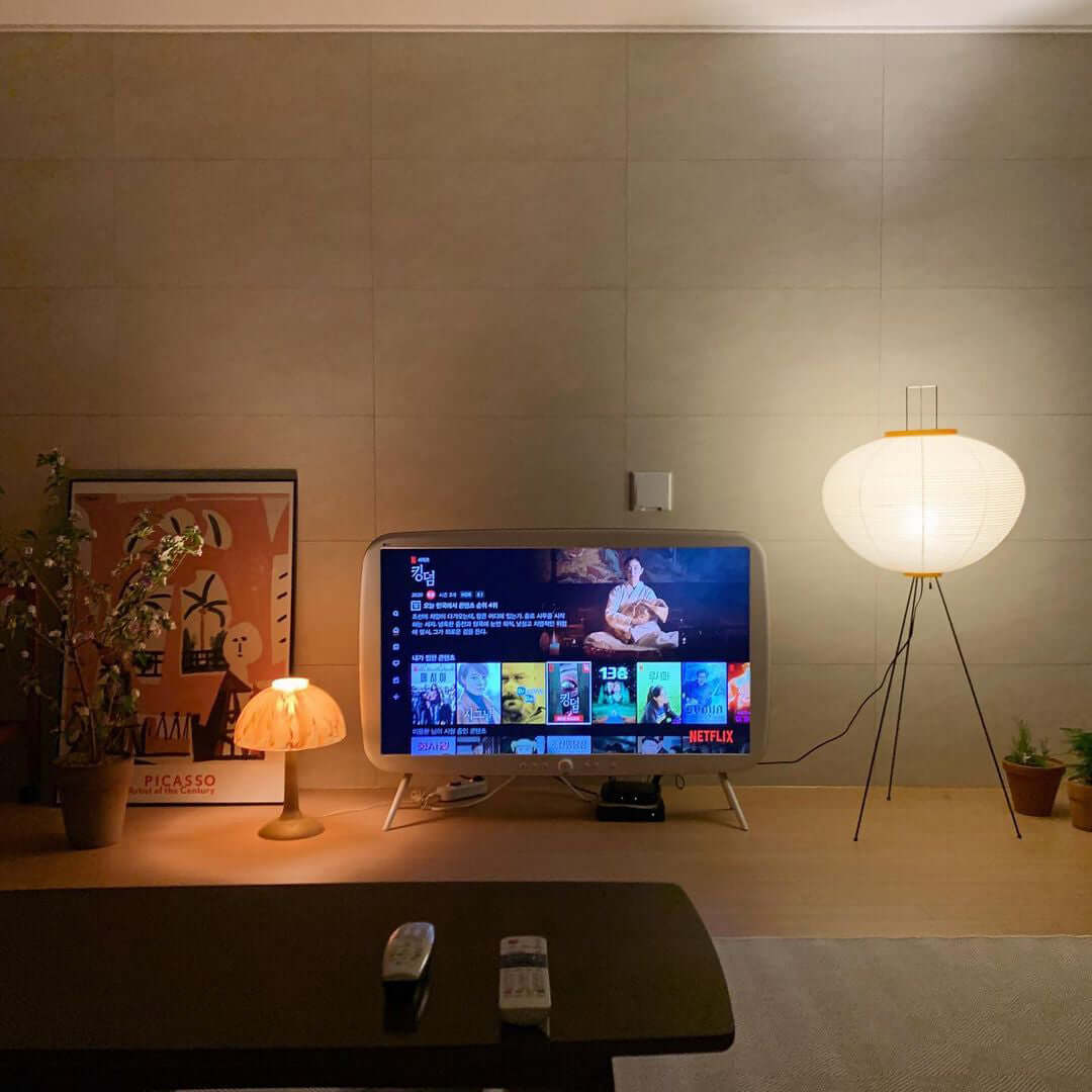 Reispapier Stehlampe