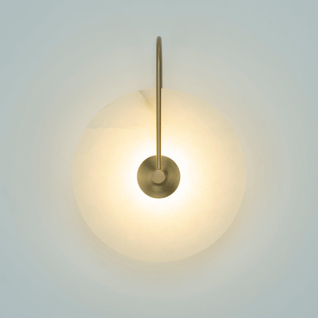 Alabaster LED Wandlampe