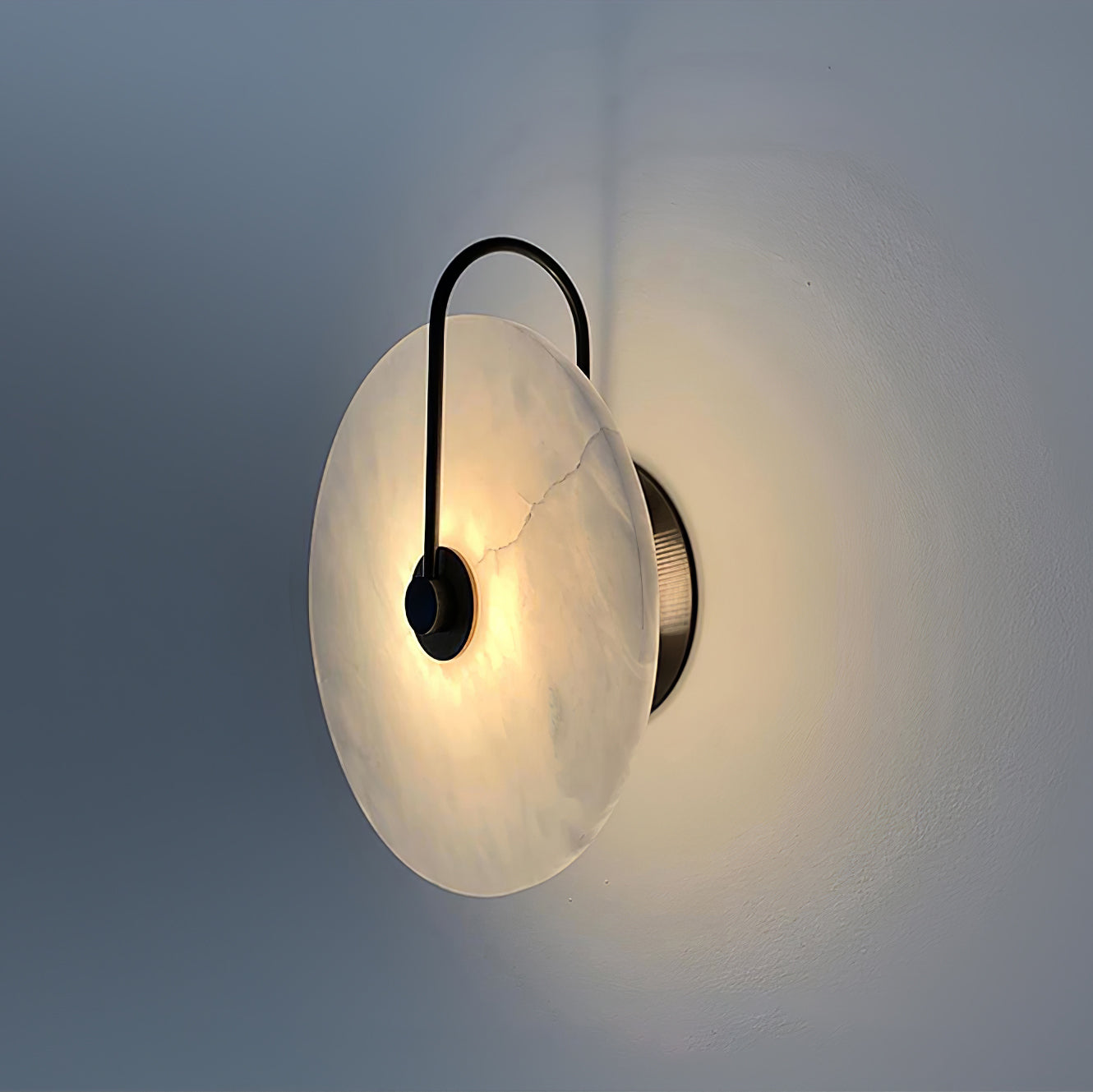 Alabaster LED Wandlampe