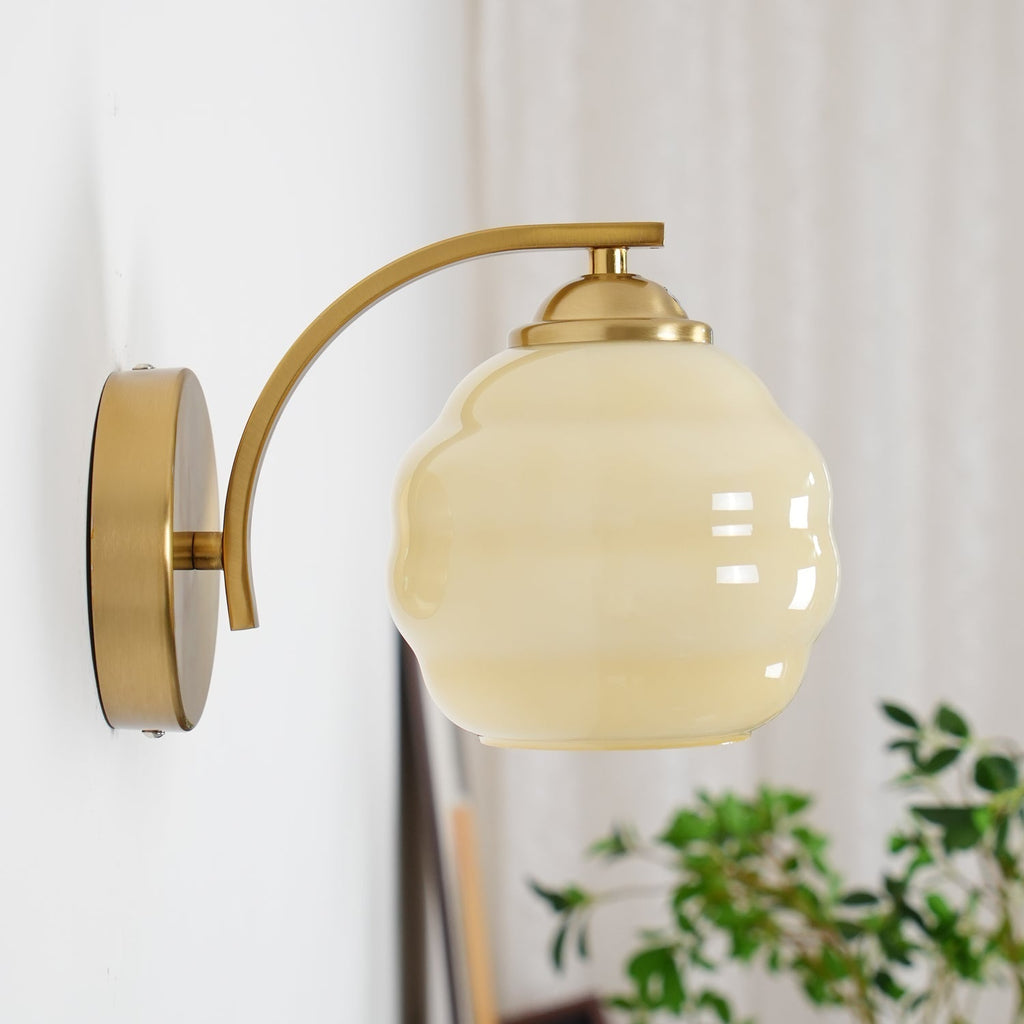 Vintage Art Deco Wandlampe