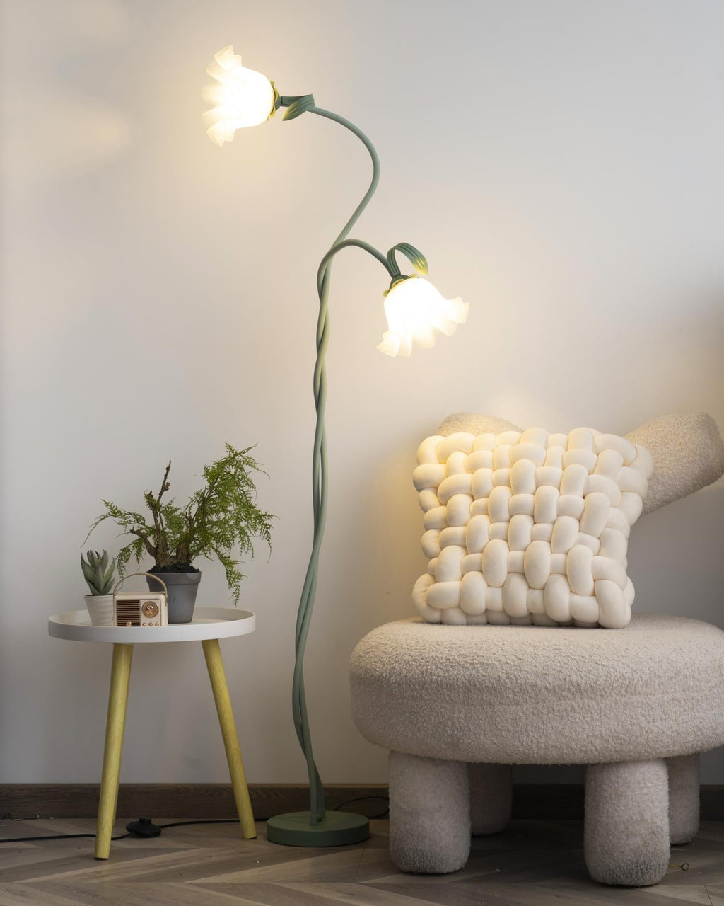 Zeitlose Calla Blumen Wohnzimmerlampe