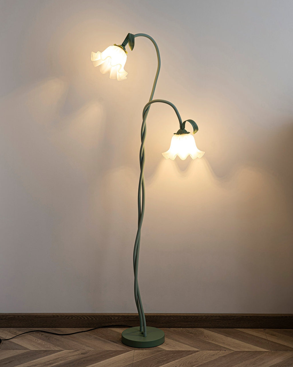 Zeitlose Calla Blumen Wohnzimmerlampe