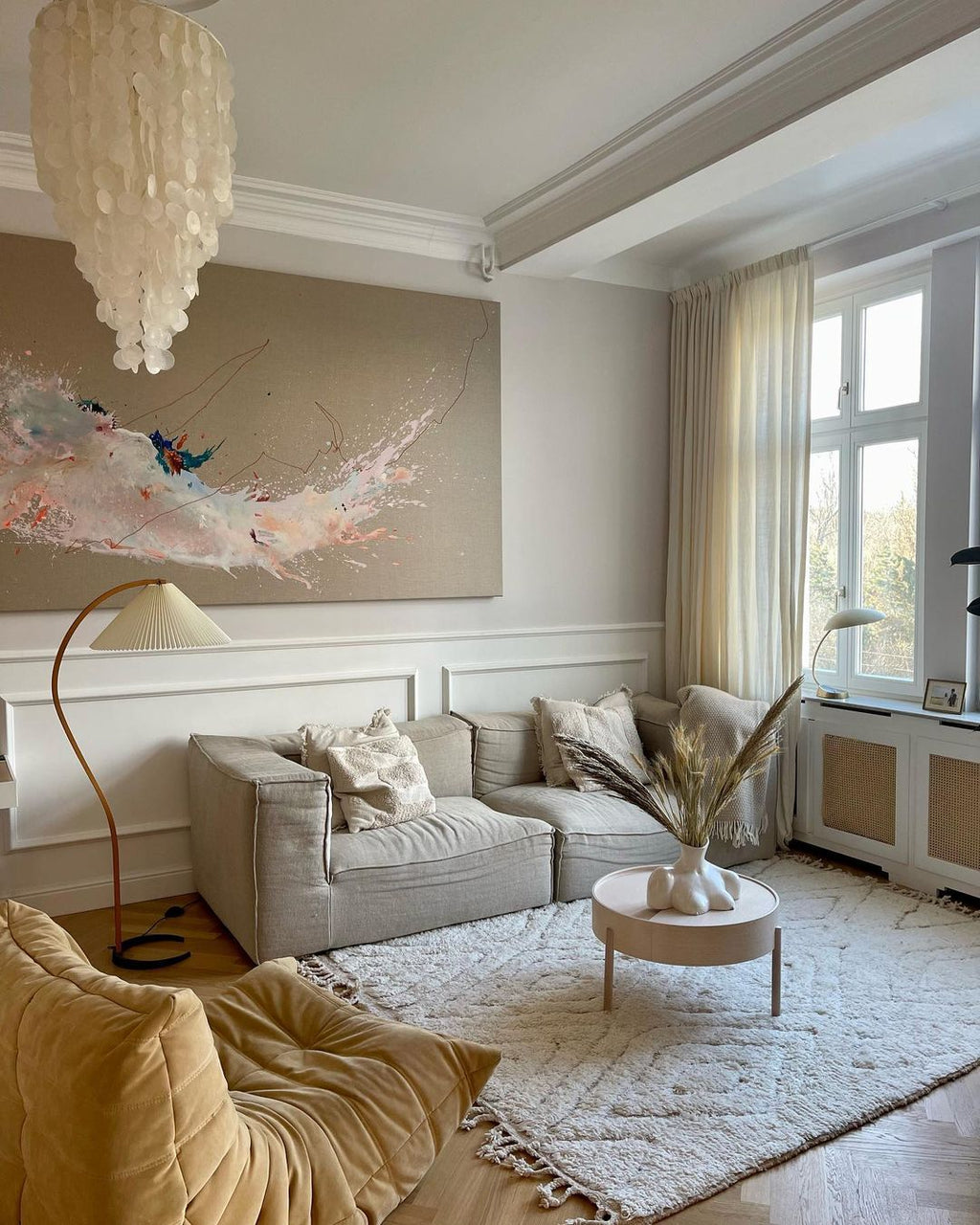 Skandinavische Caprani Wohnzimmerlampe