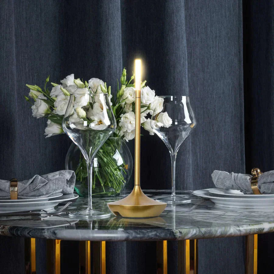 Giavi Kerzen-Tischlampe