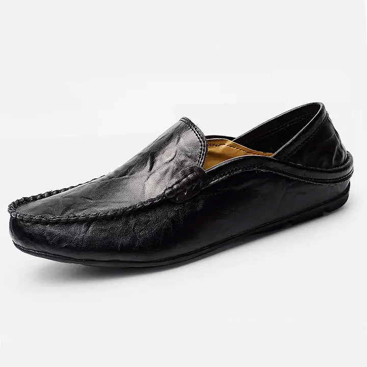 Men Loafers 2020 New Leather Shoes Men Casual Shoes Moccasins Breathable Sneakers Men Driving Shoes Comfort Flats Plus Size 46
