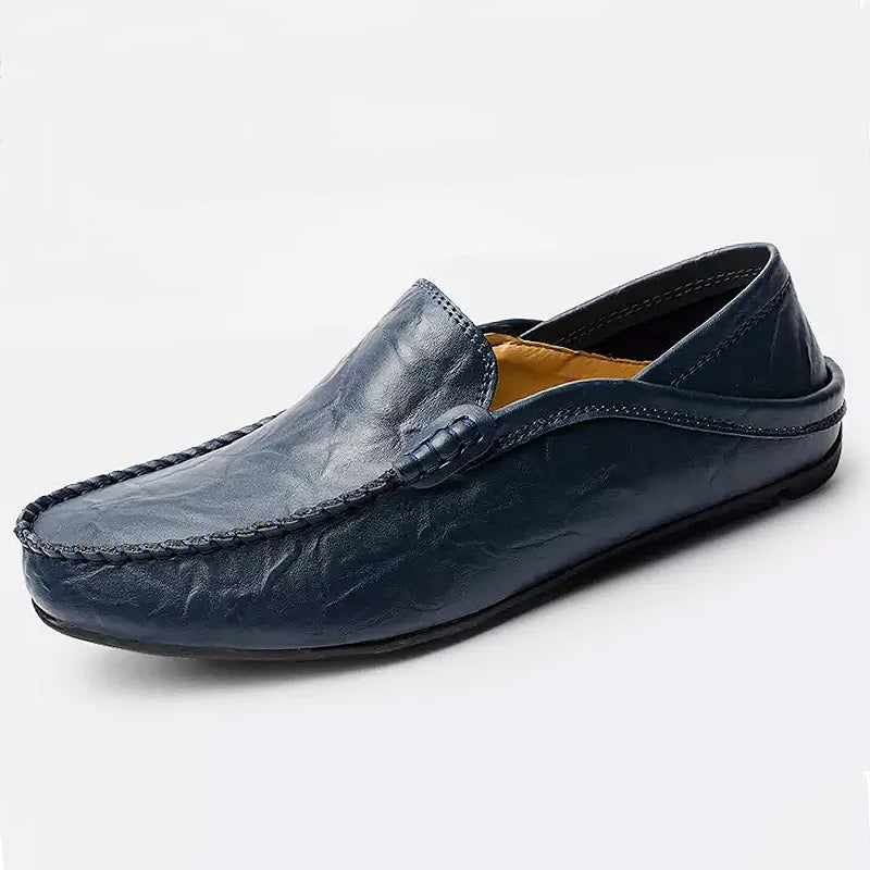 Men Loafers 2020 New Leather Shoes Men Casual Shoes Moccasins Breathable Sneakers Men Driving Shoes Comfort Flats Plus Size 46