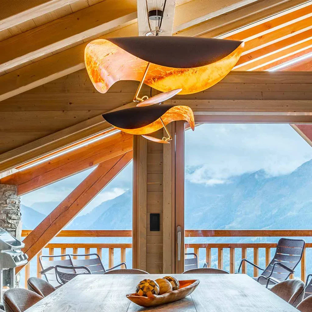 Künstlerische Chazelle Blatt Pendelleuchte