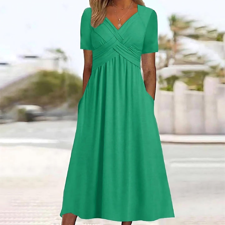 Carmen™ | Midi Dress with Belly Coverage