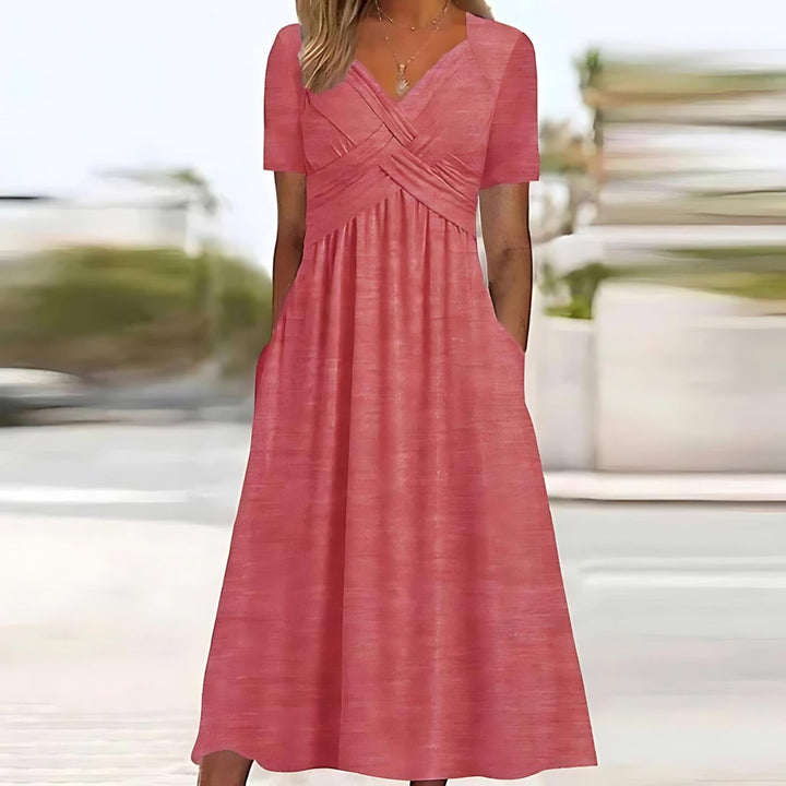 Carmen™ | Midi Dress with Belly Coverage