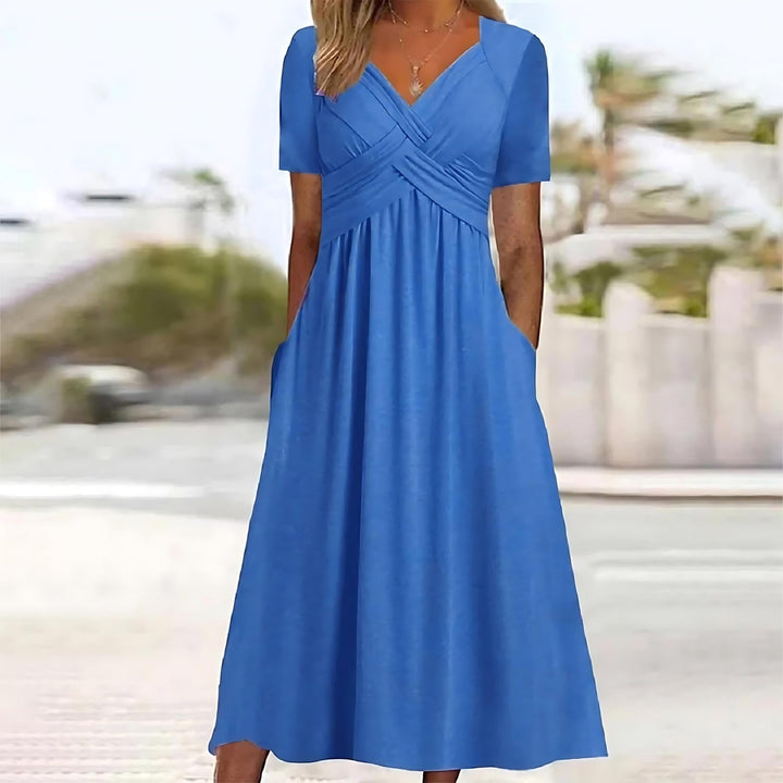 Carmen™ | Midi Dress with Belly Coverage