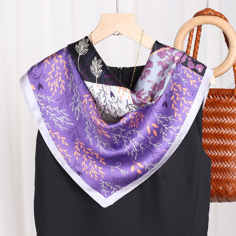 Violetta Foulard (100% Silk - 68cm)