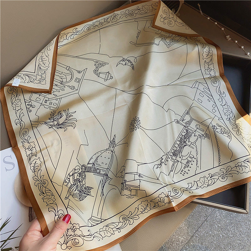 Demetra Scarf (100% Silk - 53cm)