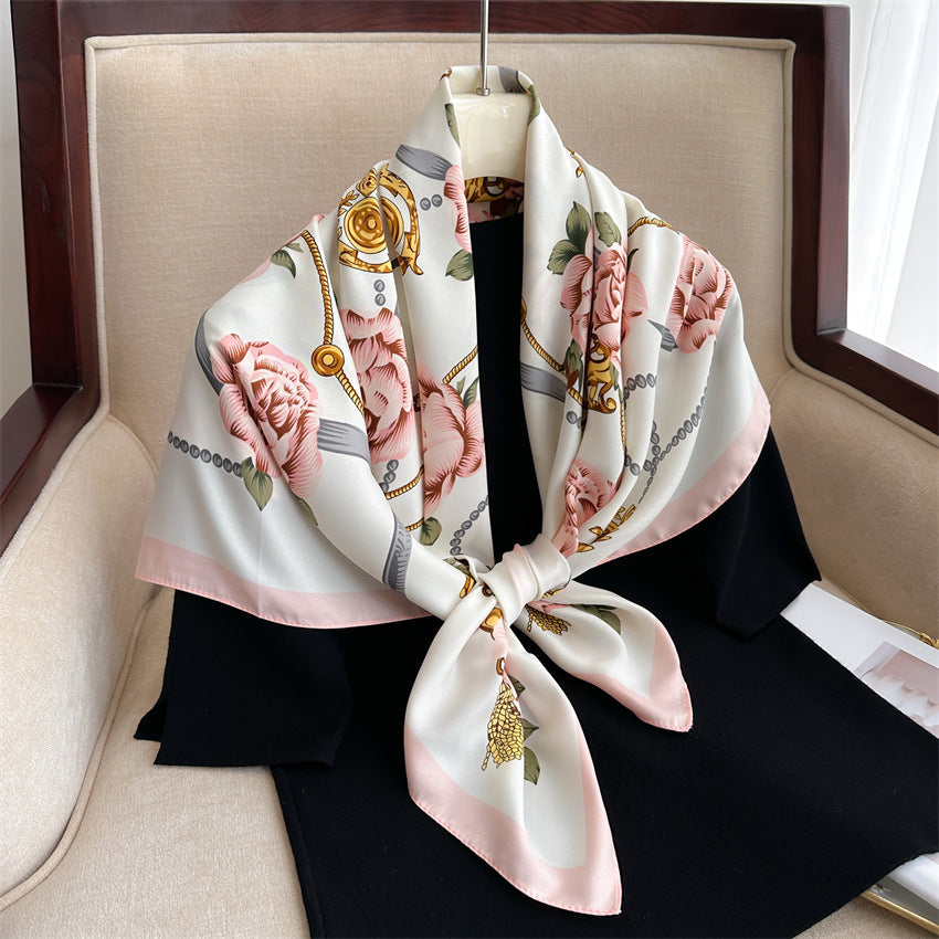 Klaryssa Foulard (88cm - 100% Silk)