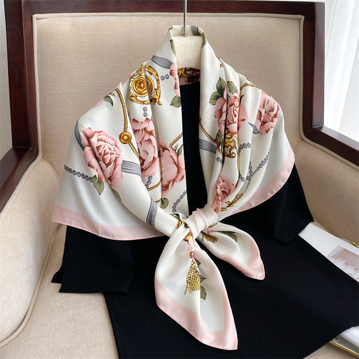 Klaryssa Foulard (88cm - 100% Silk)