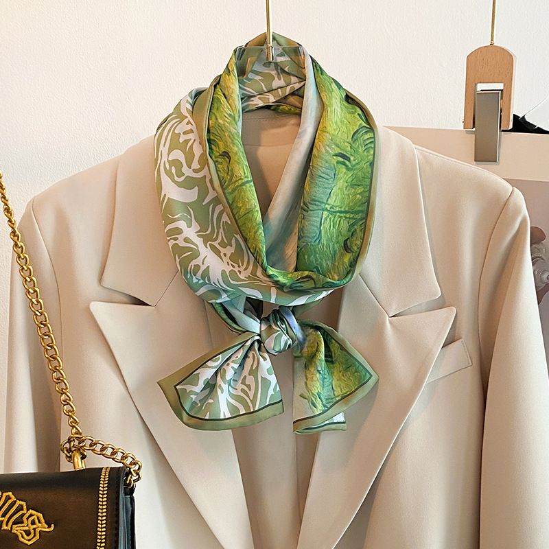 Jungle Foulard Long (100% Silk - 150x15cm)