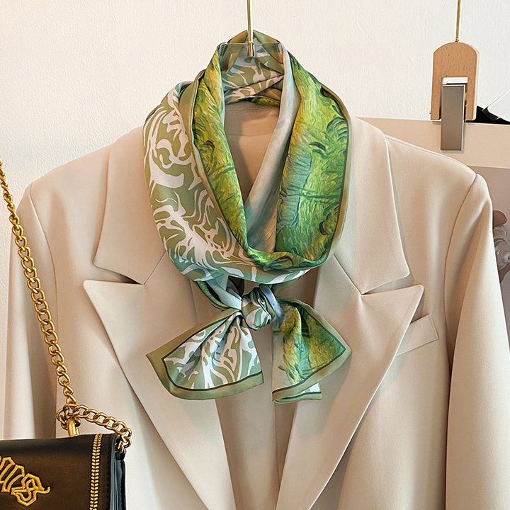 Jungle Foulard Long (100% Silk - 150x15cm)