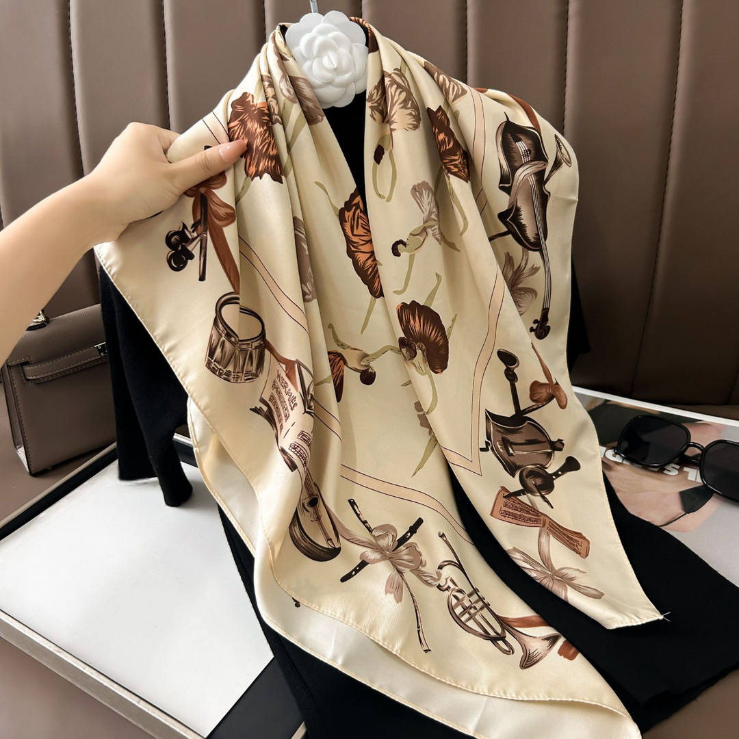 Ballerina Foulard (90cm - 100% Silk)